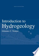 Introduction to hydrogeology /