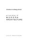 Principles of modern architecture /