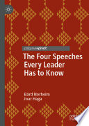 The Four Speeches Every Leader Has to Know /