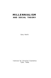 Millennialism and social theory /