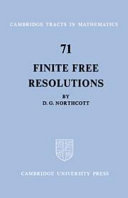 Finite free resolutions /