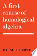 A first course of homological algebra /