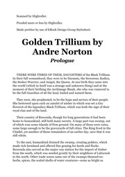Golden trillium /