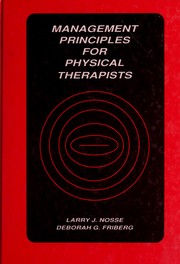 Management principles for physical therapists /