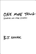 One more thing : stories and other stories /