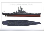 Amerykański pancernik USS Alabama /