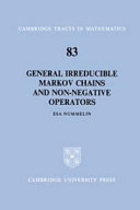 General irreducible Markov chains and non-negative operators /