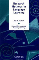 Research methods in language learning /