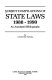 Subject compilations of state laws, 1983-1985 : an annotated bibliography /