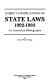 Subject compilations of state laws, 1992-1993 : an annotated bibliography /