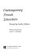 Contemporary French literature ; essays /