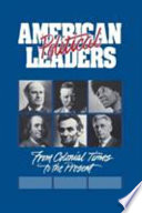 American political leaders : from colonial times to the present /