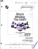 Who's minding the kids? : child care arrangements, fall 1988 /