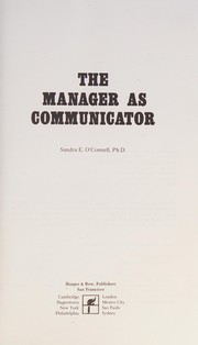 The manager as communicator /