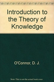 Introduction to the theory of knowledge /