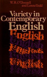 Variety in contemporary English /