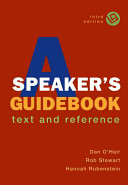 A speaker's guidebook : text and reference /