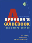 Speaker's guidebook : text and reference /