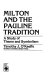 Milton and the Pauline tradition : a study of theme and symbolism /