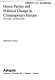 Green parties and political change in contemporary Europe : new politics, old predicaments /