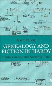 Genealogy and fiction in Hardy : family lineage and narrative lines /
