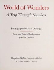 World of wonders : a trip through numbers /