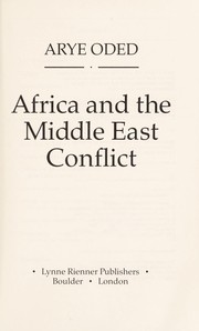 Africa and the Middle East conflict /