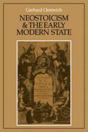 Neostoicism and the early modern state /