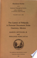The lienzo of Petlacala : a pictorial document from Guerrero, Mexico /