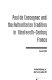 Paul de Cassagnac and the authoritarian tradition in nineteenth-century France /