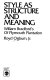 Style as structure and meaning : William Bradford's Of Plymouth Plantation /