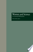Women and science : an annotated bibliography /