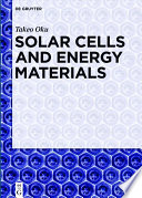 Solar cells and energy materials /