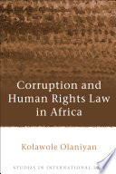 Corruption and human rights law in Africa /