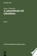 A grammar of Urarina /