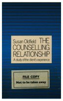 The counselling relationship : a study of the client's experience /