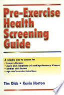 Pre-exercise health screening guide /