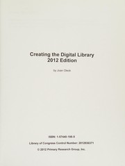 Creating the digital library /