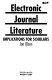Electronic journal literature : implications for scholars /