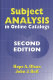 Subject analysis in online catalogs /