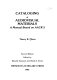 Cataloging of audiovisual materials : a manual based on AACR 2 /