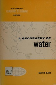 A geography of water /