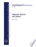 Algebraic spaces and stacks /