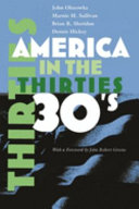 America in the thirties /