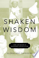 Shaken wisdom : irony and meaning in postcolonial African fiction /