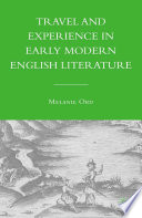 Travel and Experience in Early Modern English Literature /