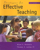 Strategies for effective teaching /