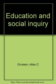 Education and social inquiry /
