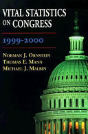 Vital statistics on Congress 1999-2000 /