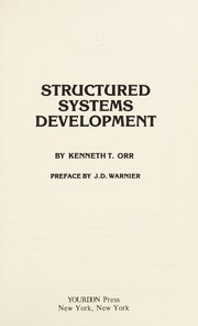 Structured systems development /